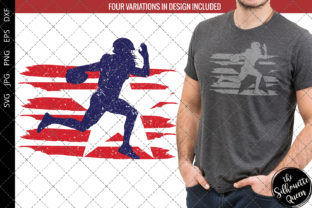 American Football -1 Flag Graphics for Crafts