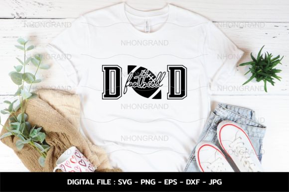 American Football Dad SVG, Father Gift
