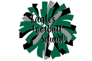 Eagles Football Cheer Squad Graphics & Crafts