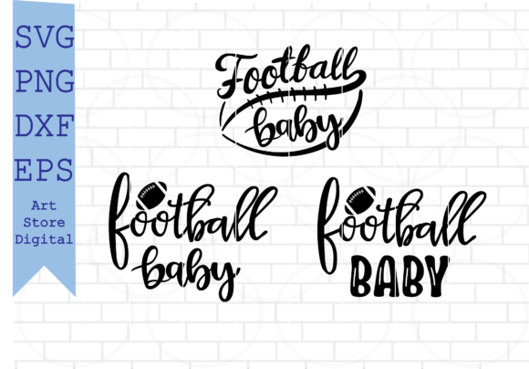 Football Baby SVG Graphics for Crafts & Content