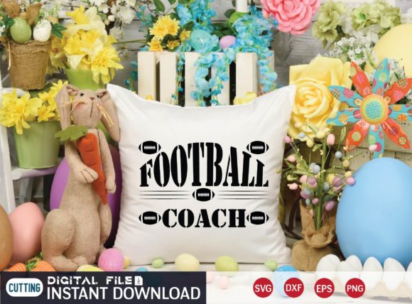 FOOTBALL COACH SVG DESIGN: Graphics for Crafts & Brand Campaigns