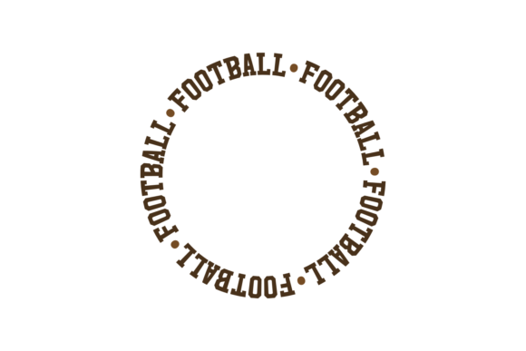 Football Monogram Frame: Graphics & Crafts Asset Review