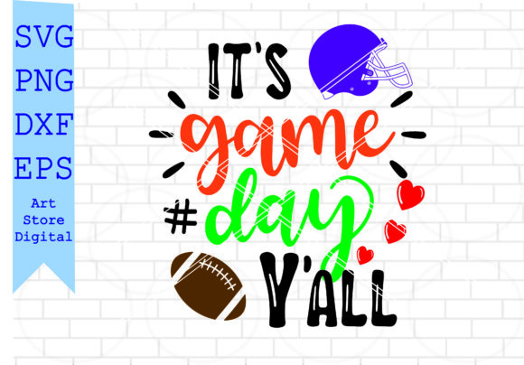 It’s Game Day Y’all SVG: Football Graphics for Crafts