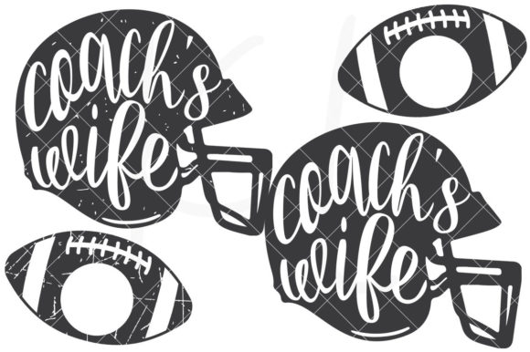 Proud Coach’s Wife Football Graphics for Crafts