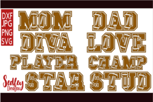 Sports Letters Football Bundle: Graphics for Crafts